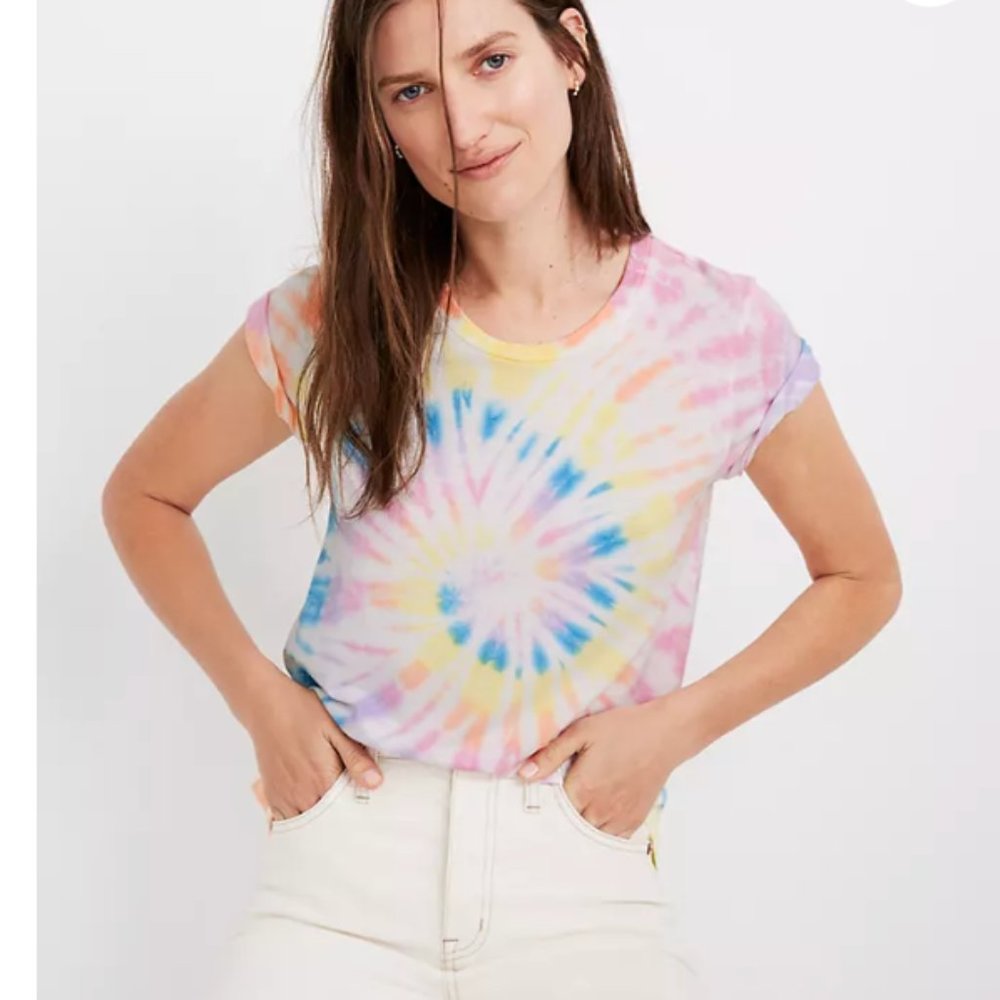 Rivet & Thread Tie-Dye Vintage Shrunken Tee Large
